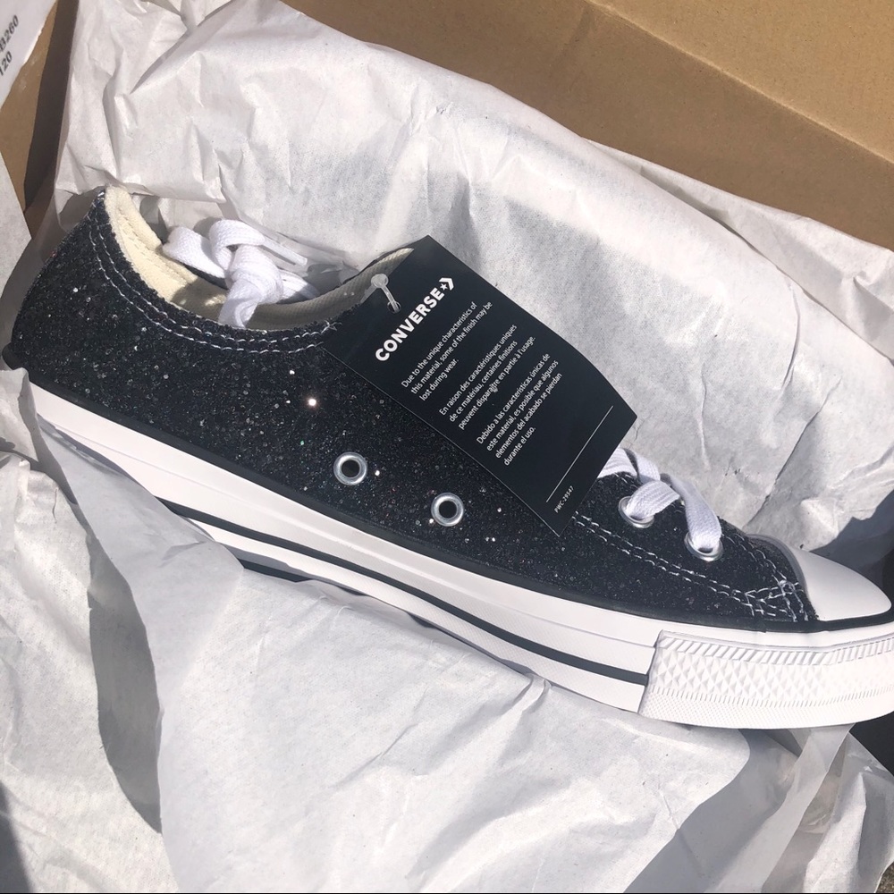 Multi colored glitter Converse sneakers price firm - Picture 9 of 15